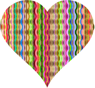 Colorful Wavy Heart 3