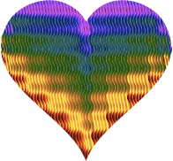 Colorful Wavy Heart 5