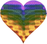 Colorful Wavy Heart 5 Variation 2