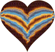 Colorful Wavy Heart 5 Variation 4