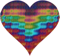 Colorful Wavy Heart 7
