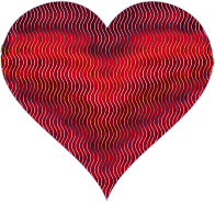 Colorful Wavy Heart 9