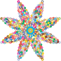 Colorful Geometric Star