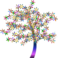 Colorful Floral Tree