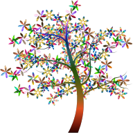Colorful Floral Tree 2