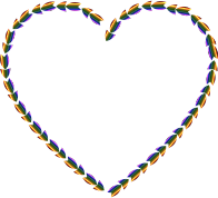 Colorful Direction Heart
