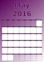 May calendar