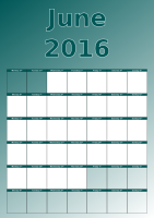 June calendar