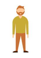 Man with barbe
