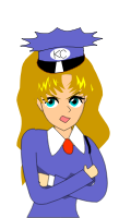 Talking policewoman (Animation)
