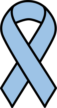 Light Blue Prostate Cancer Ribbon