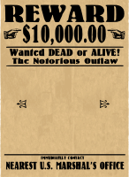 Wanted Poster - Blank