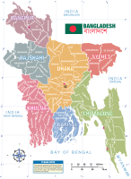 Bangladesh District Map