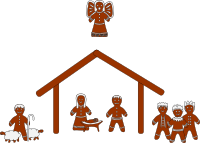 Gingerbread Nativity