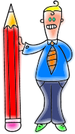 Giant Pencil Man