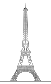 Detailed Eiffel Tower