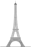 Detailed Eiffel Tower Trace 2