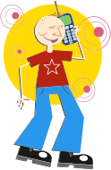 Cartoon Phone Guy
