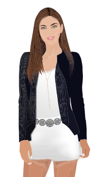 Business Woman Portrait Trace #2