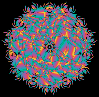 Furious Sun With Background