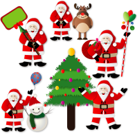 CHRISTMAS SANTAS