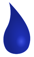 Blue blue waterdrop
