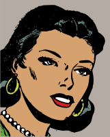 Retro woman