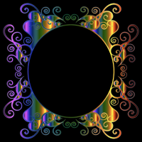 Prismatic Flourish Frame
