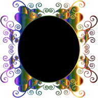 Prismatic Flourish Frame No Background