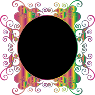 Prismatic Flourish Frame 3 No Background