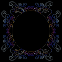 Prismatic Flourish Frame 8