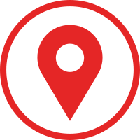 Flat location logo