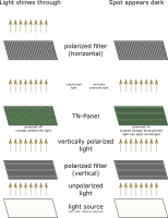Simplified LC display mechanics