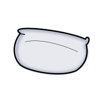 grey pillow