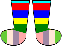 Rainbow Socks