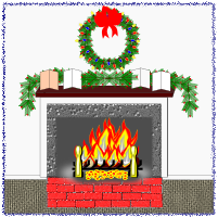 Christmas Hearth Fire