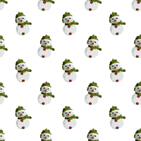 Snowman-seamless pattern