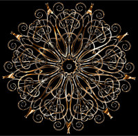 Flourishy Floral Design 16 Variation 3