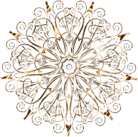 Flourishy Floral Design 16 Variation 3 No Background