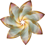 Prismatic Flower Line Art 2 No Background
