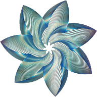 Prismatic Flower Line Art 8 No Background