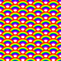 Rainbow pattern