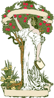 Woman at Apple Tree - Color