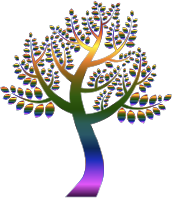 Simple Prismatic Tree 5 Without Background