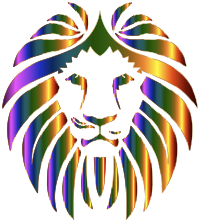 Prismatic Lion No Background