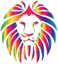 Prismatic Lion 8 No Background