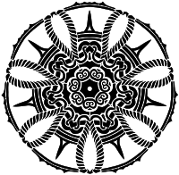 Ancient Wheel Silhouette