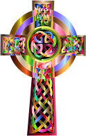 Vibrant Celtic Cross