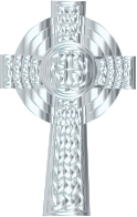 Silver Celtic Cross 3