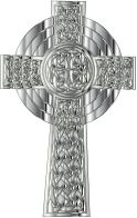 Chrome Celtic Cross